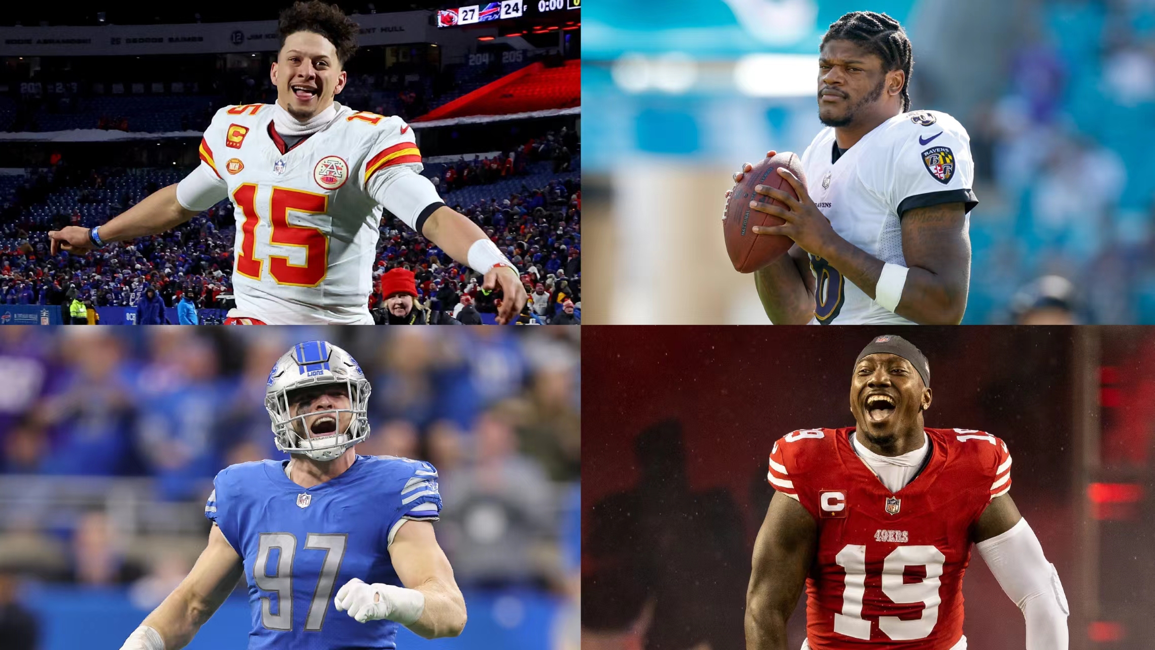 Les quatre premiers de la NFL émergent et la confrontation du Super Bowl est sur le point d'avoir lieu